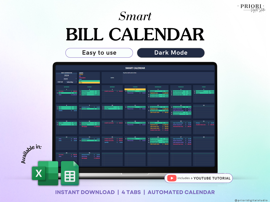 Bill Calendar