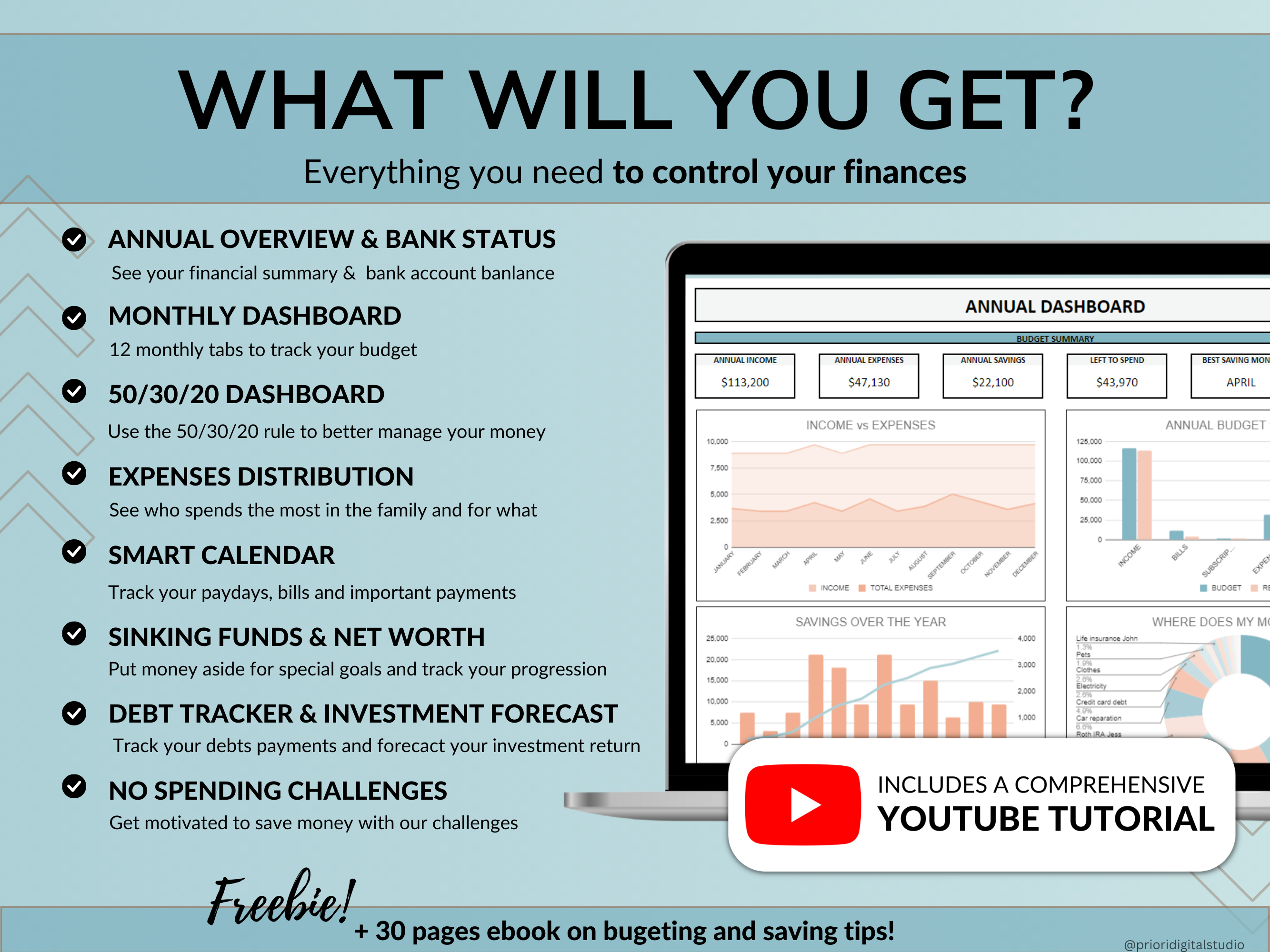 Premium Annual Family Budget