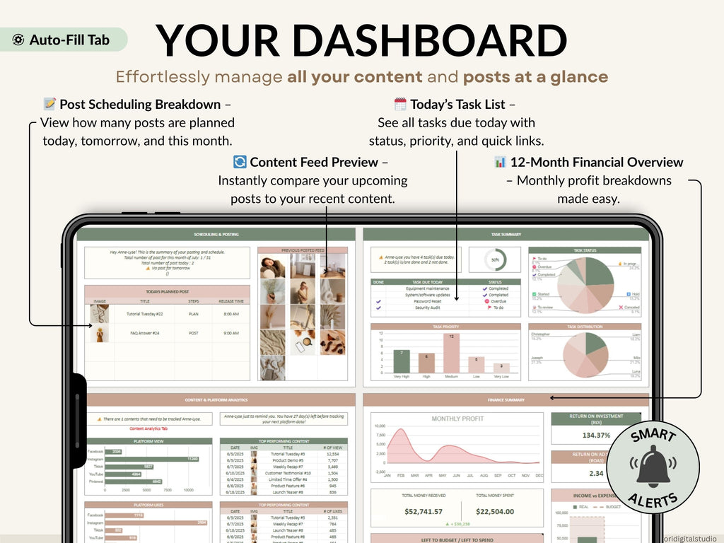Social Media Planner Spreadsheet