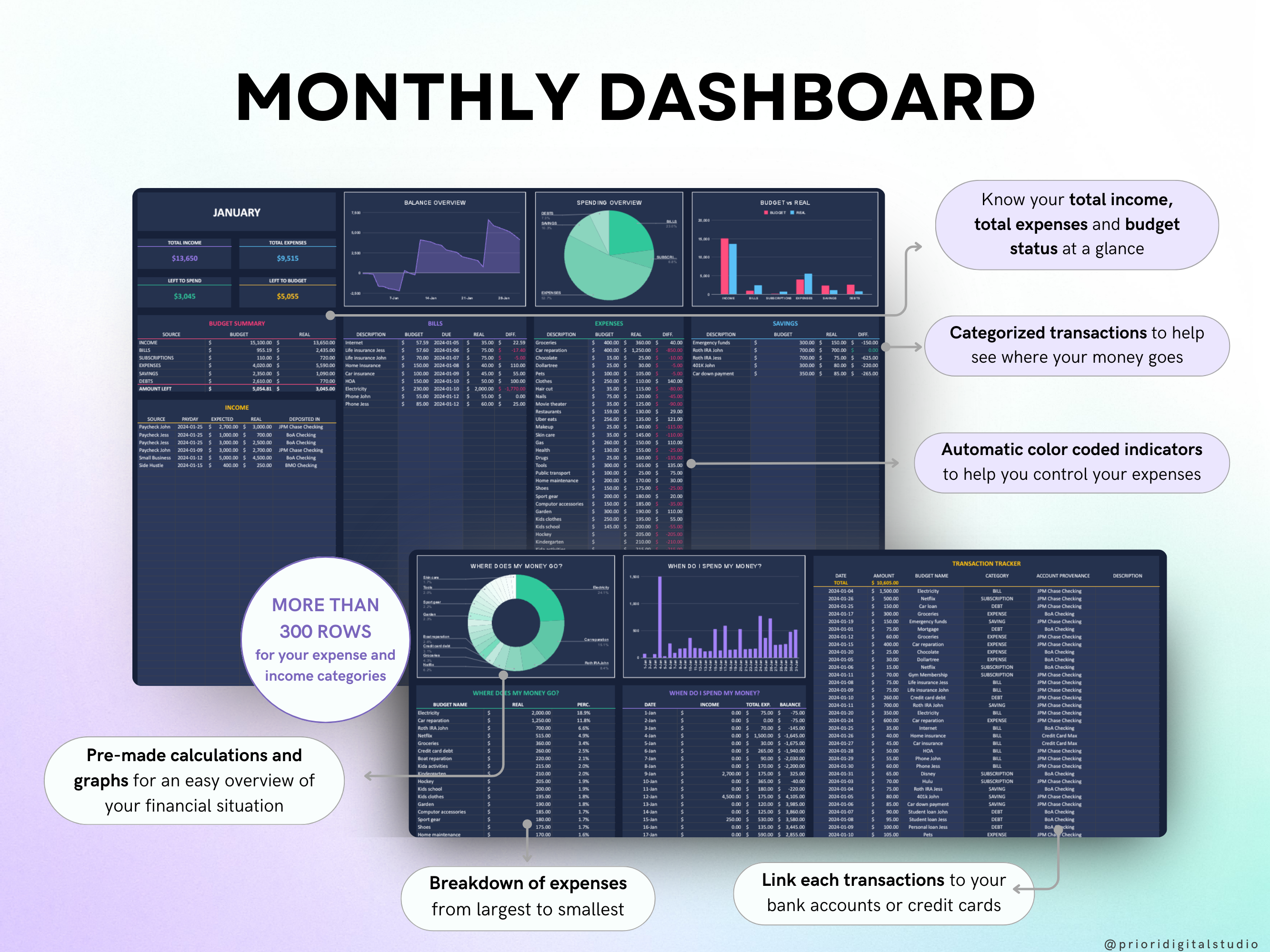 Premium Annual Family Budget