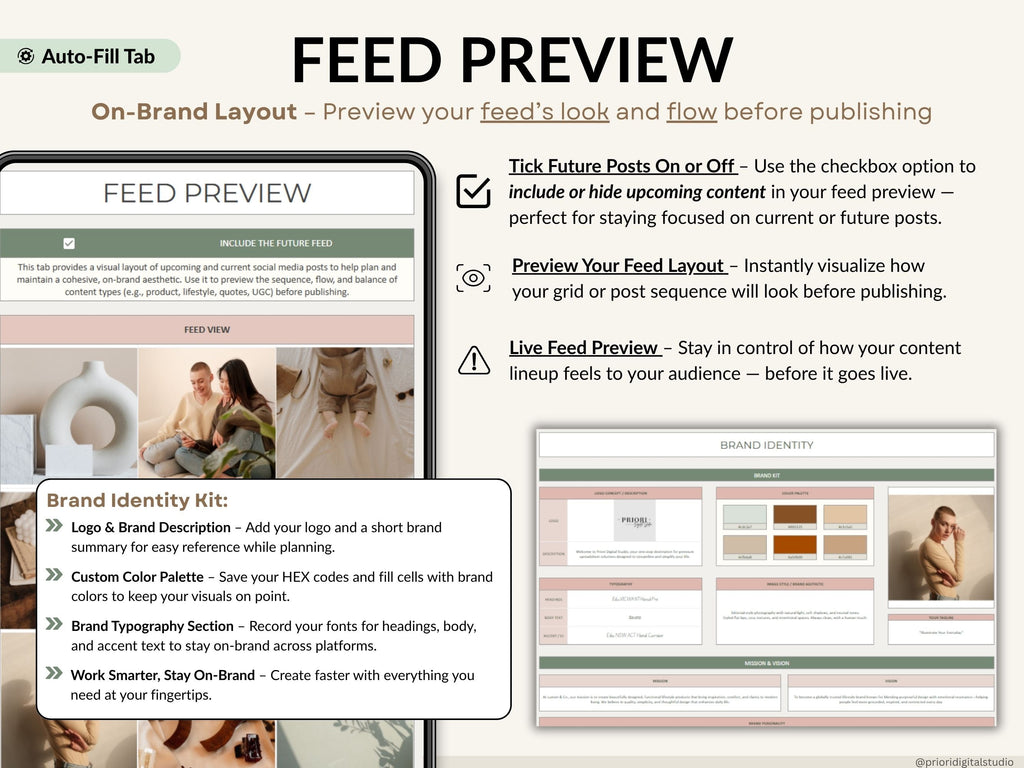 Social Media Planner Spreadsheet