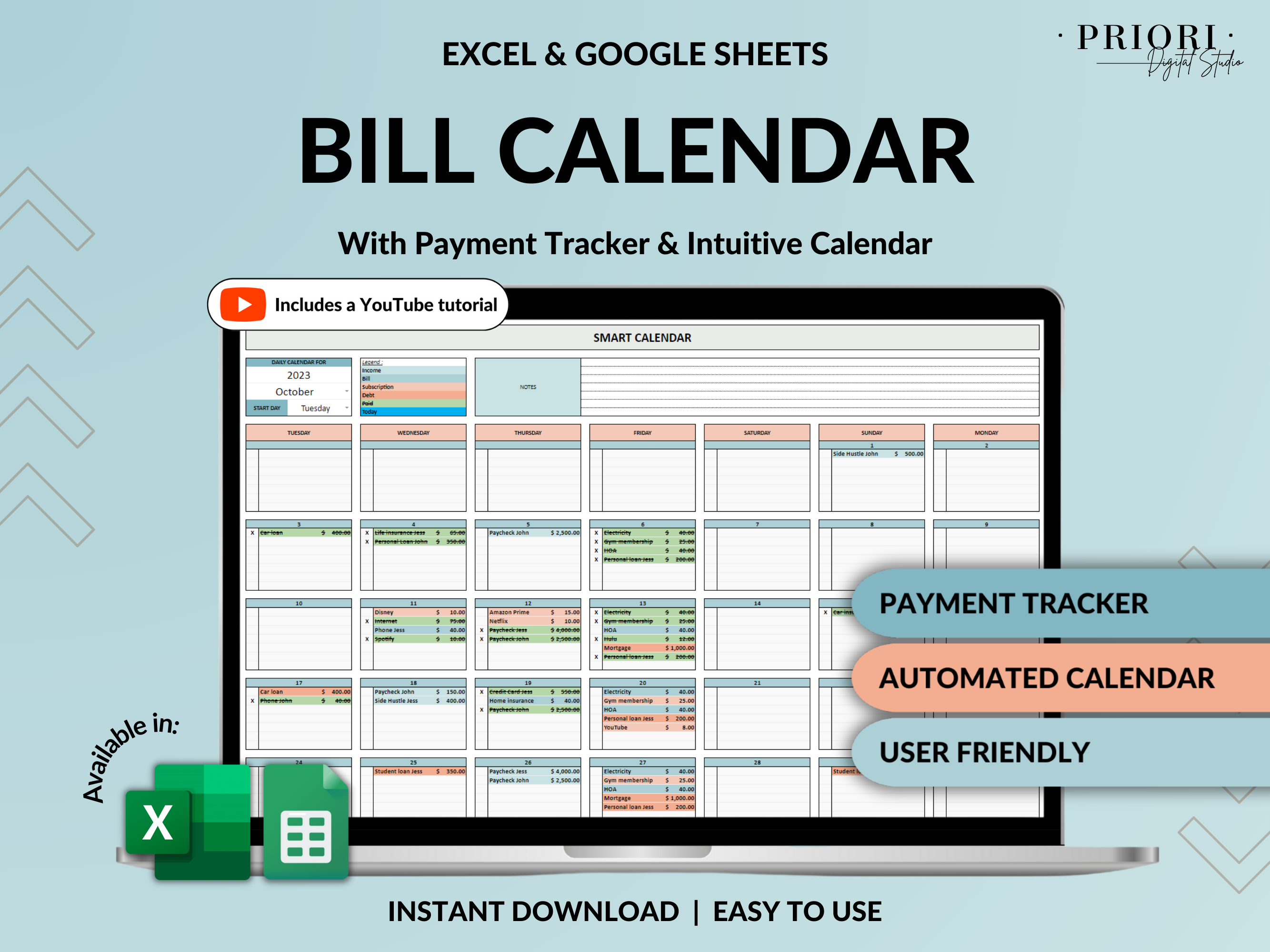Bill Calendar