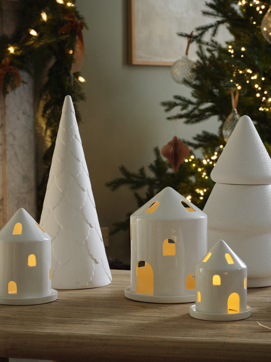 White Ceramic House