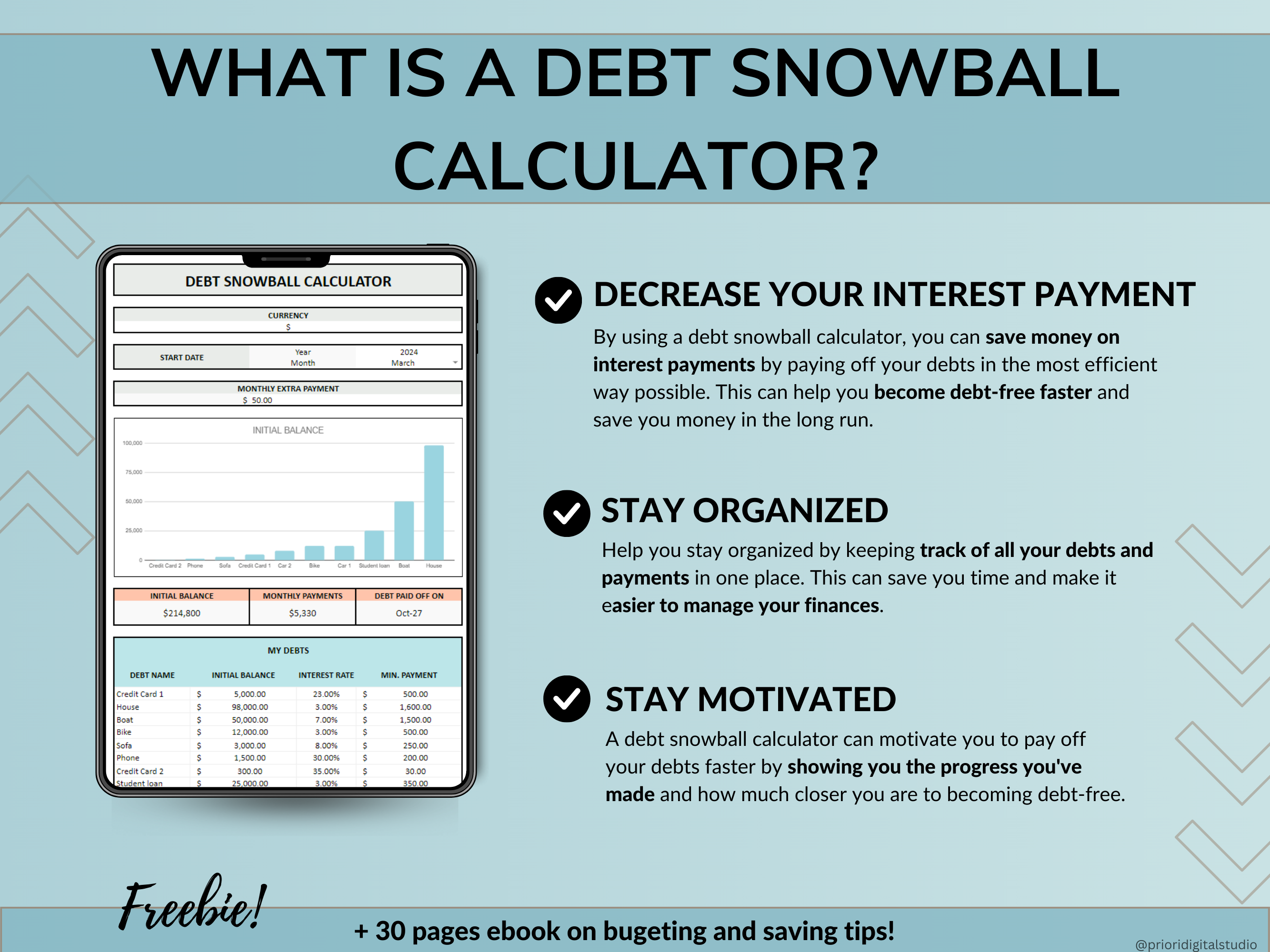 Debt Snowball Calculator
