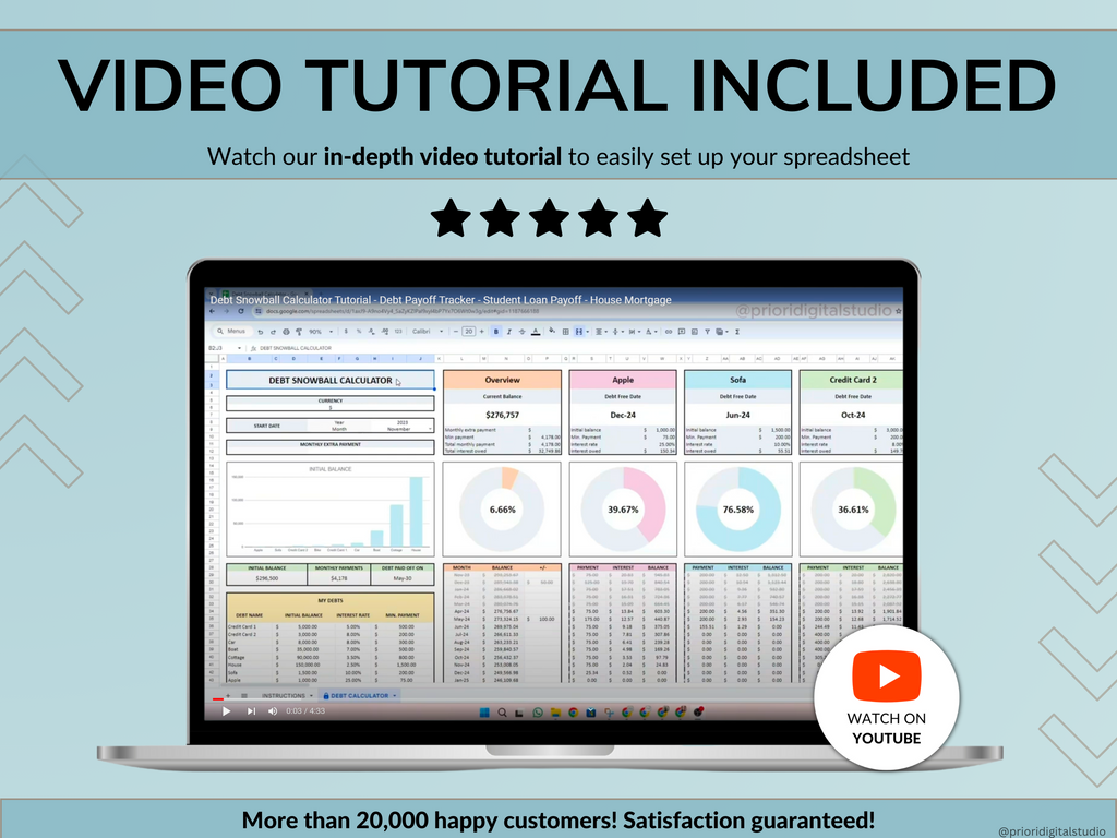 Debt Snowball Calculator